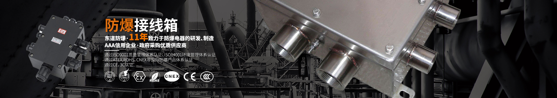 不锈钢防爆接线箱