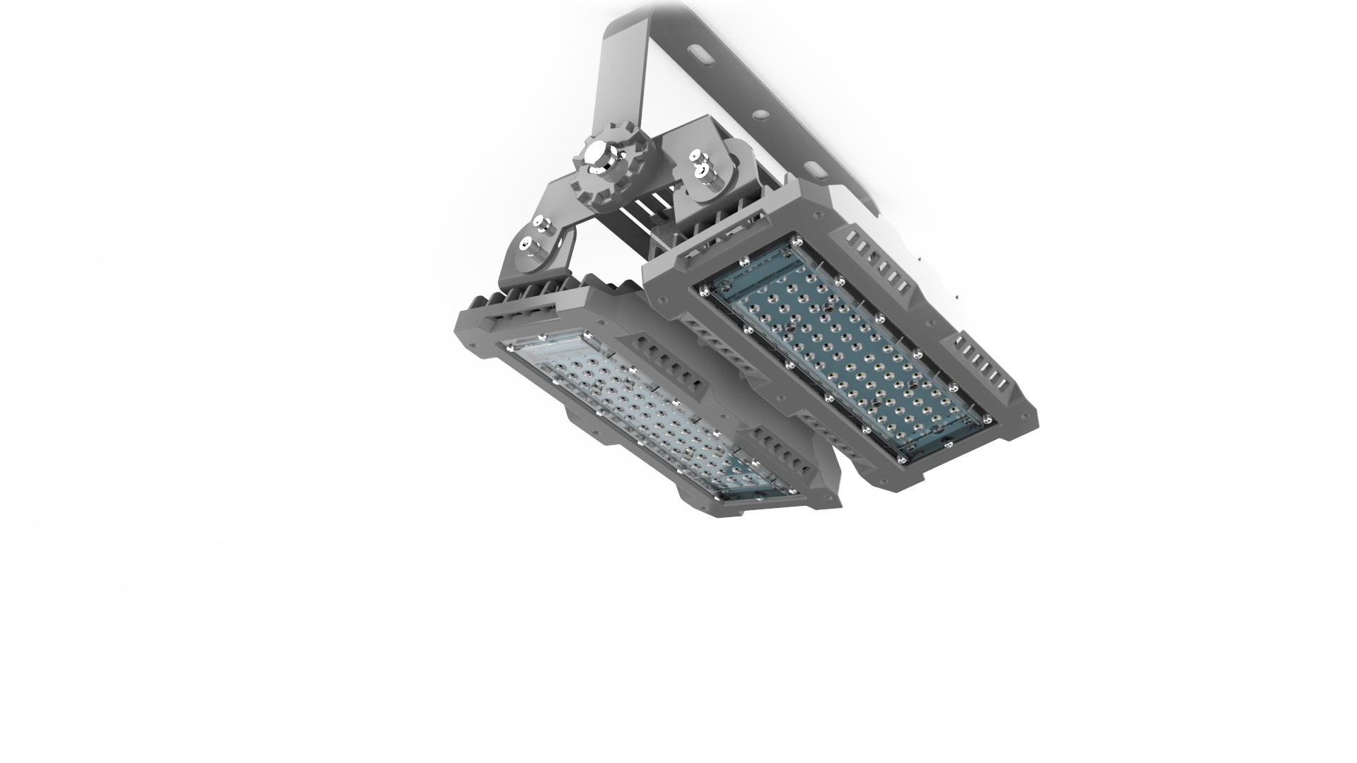 DOS9770二模组 可调光 80-200W LED三防投光灯