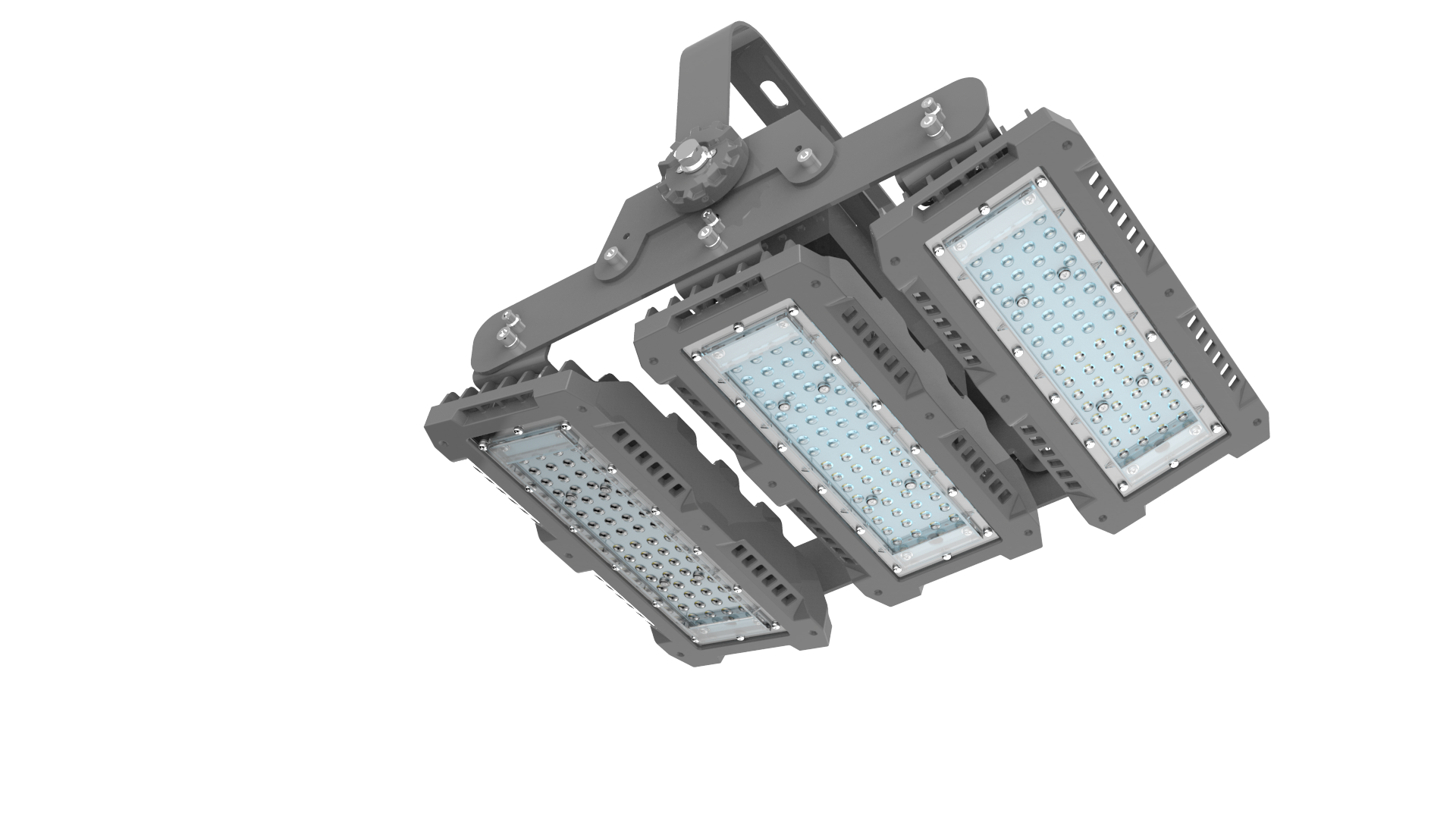 DOS9770三模组 可调光 120-300W LED三防投光灯